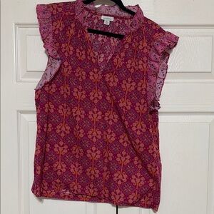 Sundance Pink and Purple Patterned Tank Top